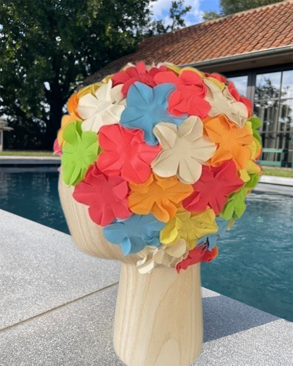 Multiflower vintage badmuts rainbow