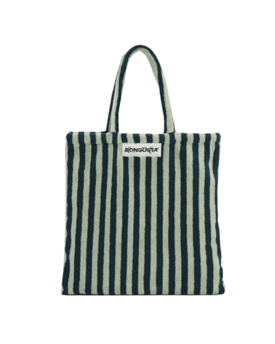 Totebag Naram Sea Foam &amp; Deep Teal x Bongusta
