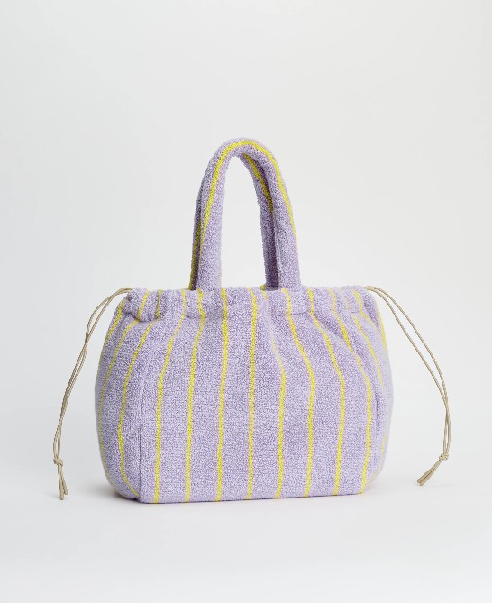 Naram handbag Lilac &amp; Neon Yellow x Bongusta