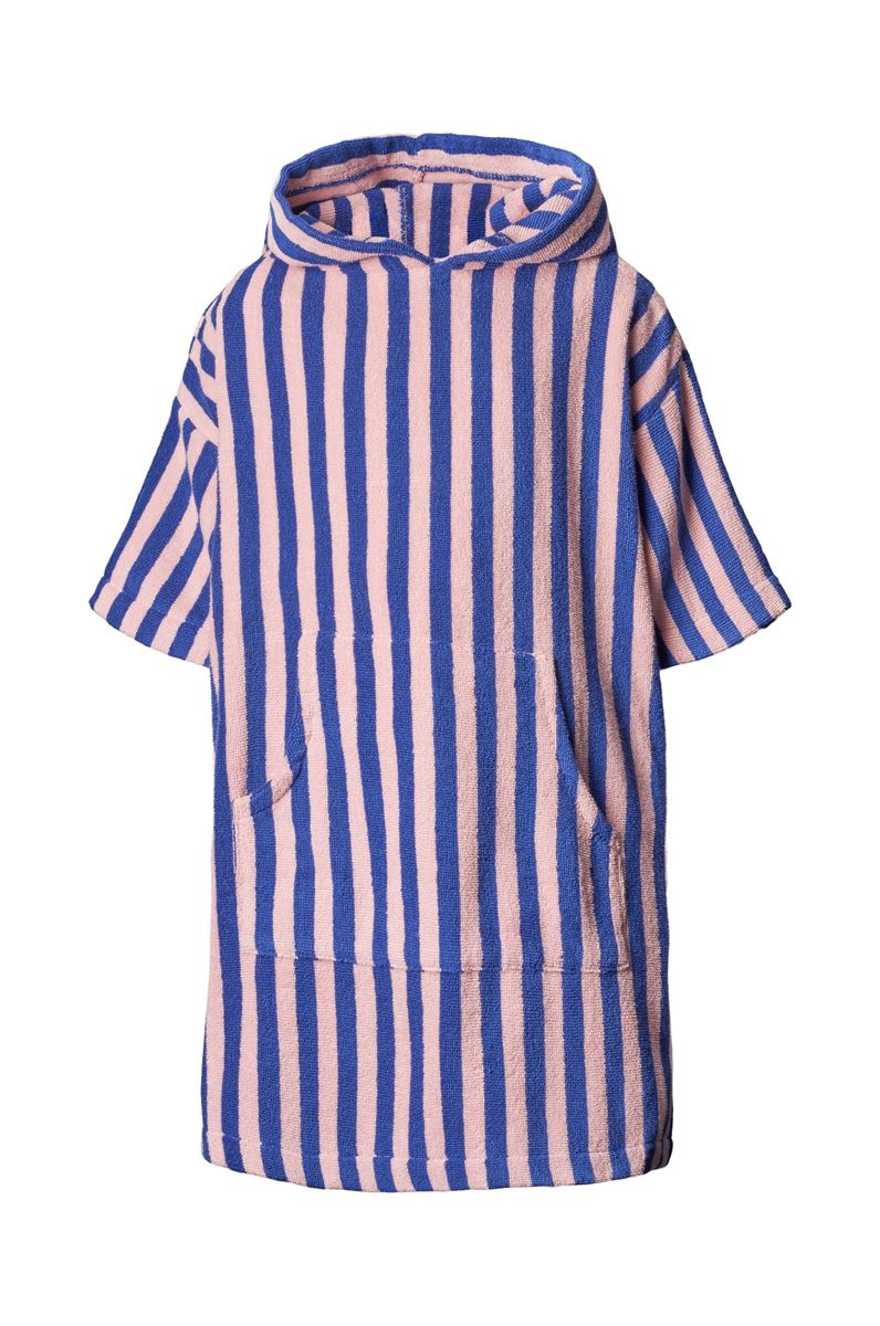 Naram kids Poncho dazzling blue &amp; rose x Bongusta