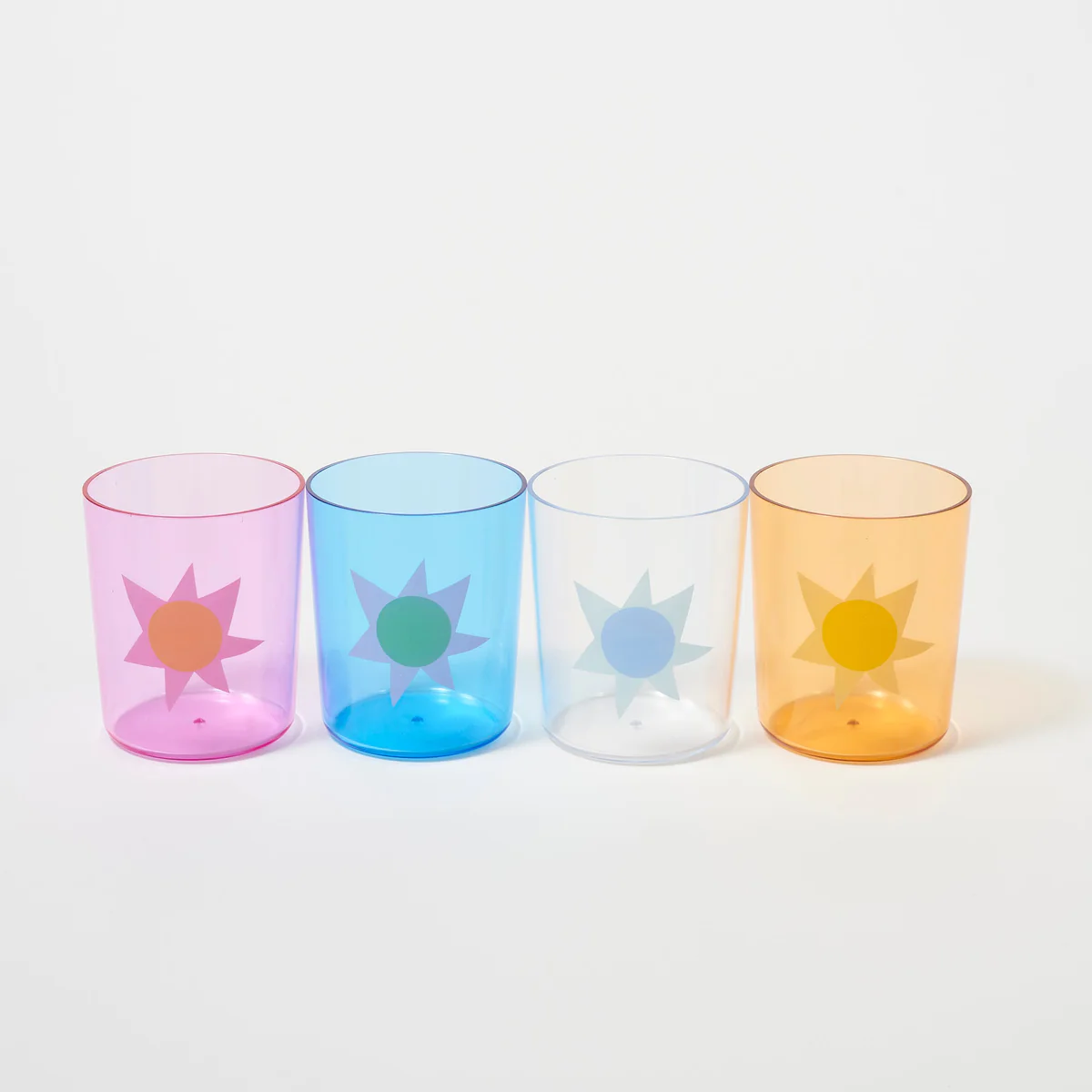 Poolside Tumbler Utopia Multi (set of 4) x Sunnylife