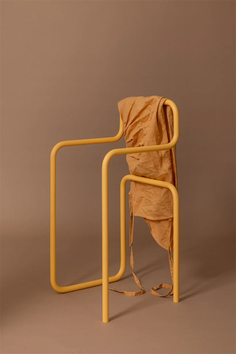 JAMES handdoekrek yellow