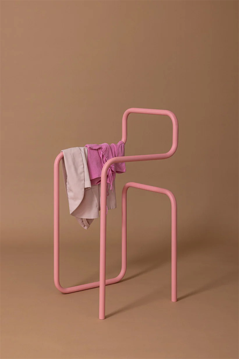 JAMES handdoekrek pink