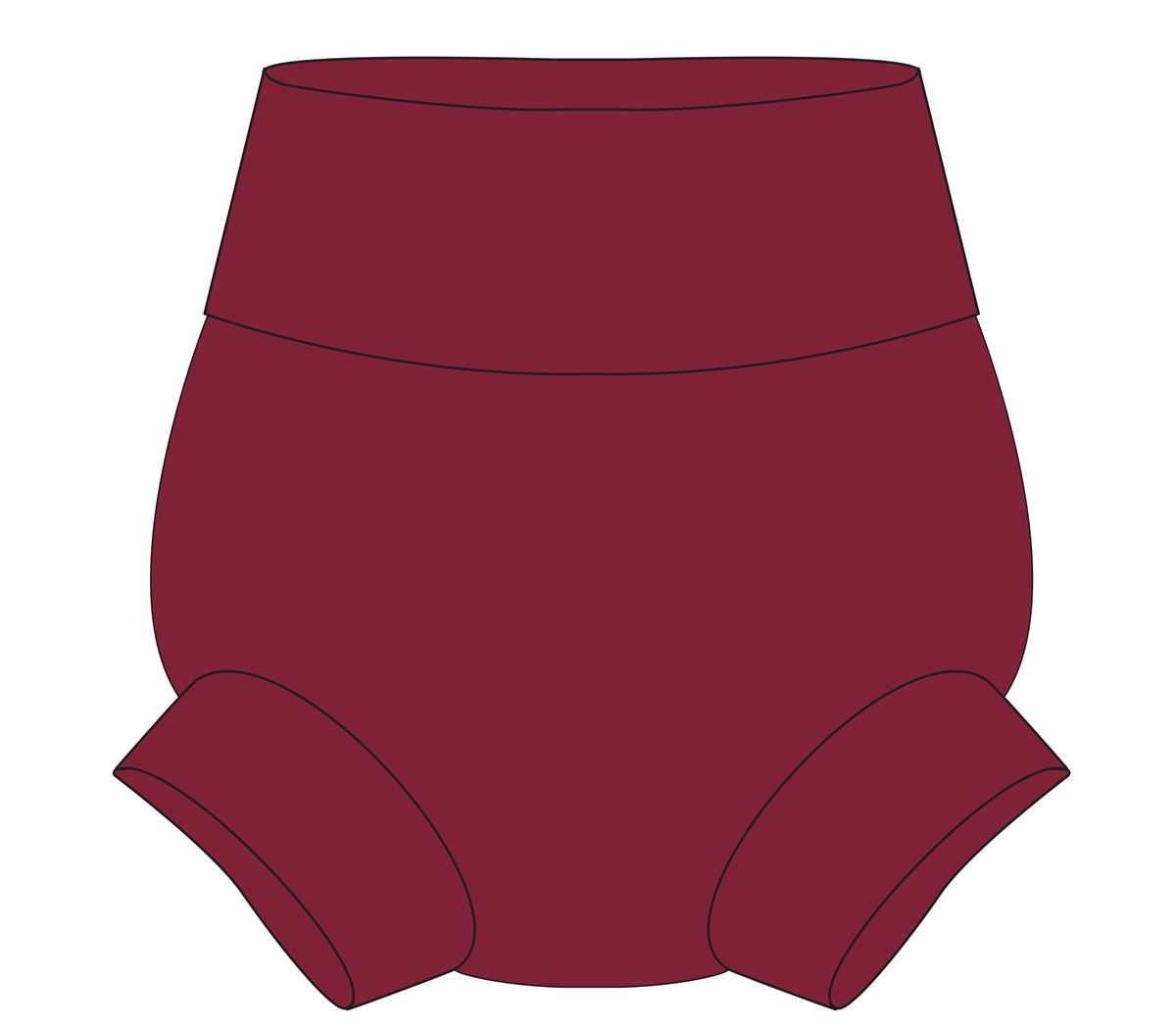 Zwemluier Petites Pommes Blair Ruby Red