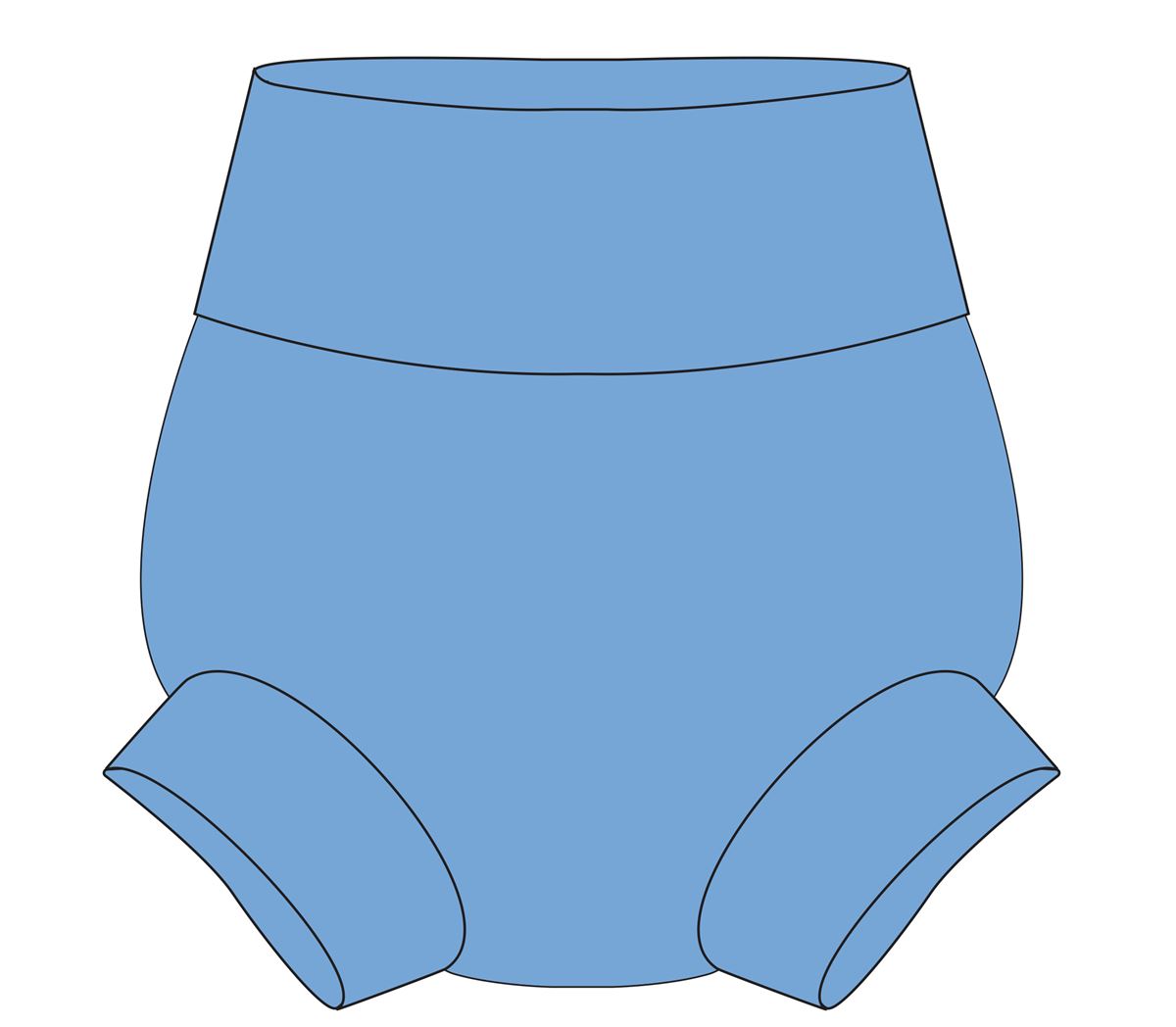 Zwemluier Petites Pommes Blair Sky Blue