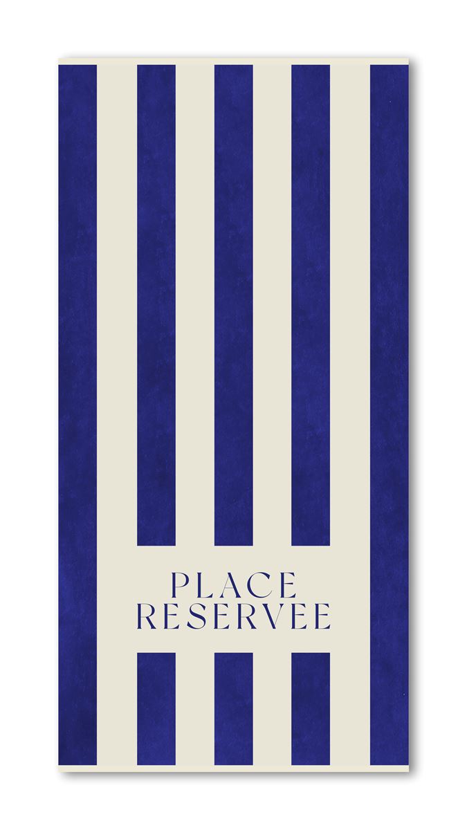 Strandlaken mykonos (100 x 200cm) x Place Reservee