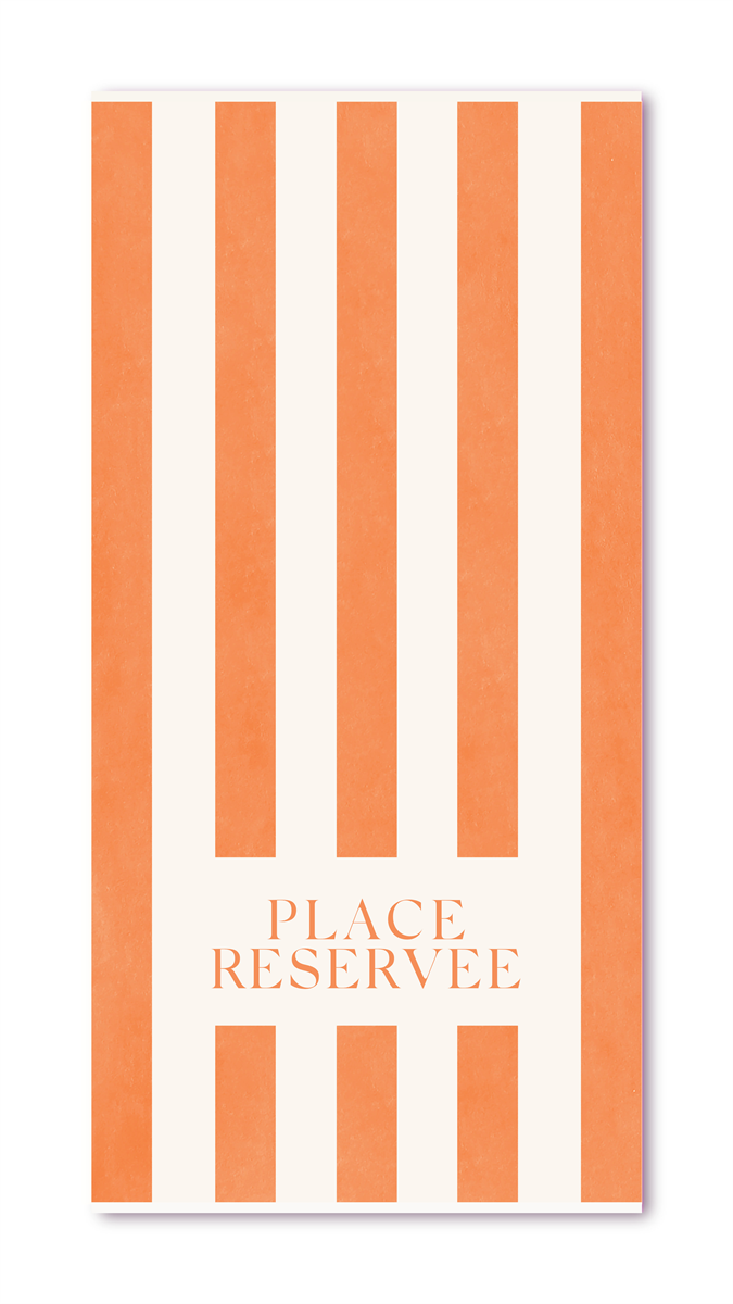 Strandlaken peach (100 x 200cm) x Place Reservee