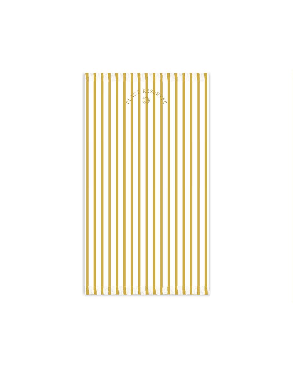 Strandlaken holiday gold (100 x165 cm) x Place Reservee
