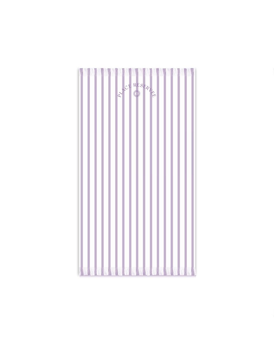 Strandlaken holiday lavender (100 x165 cm) x Place Reservee