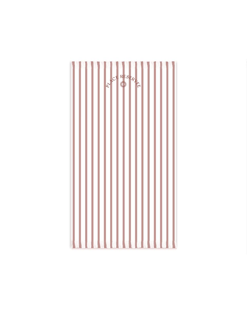 Strandlaken holiday tan (100 x165 cm) x Place Reservee