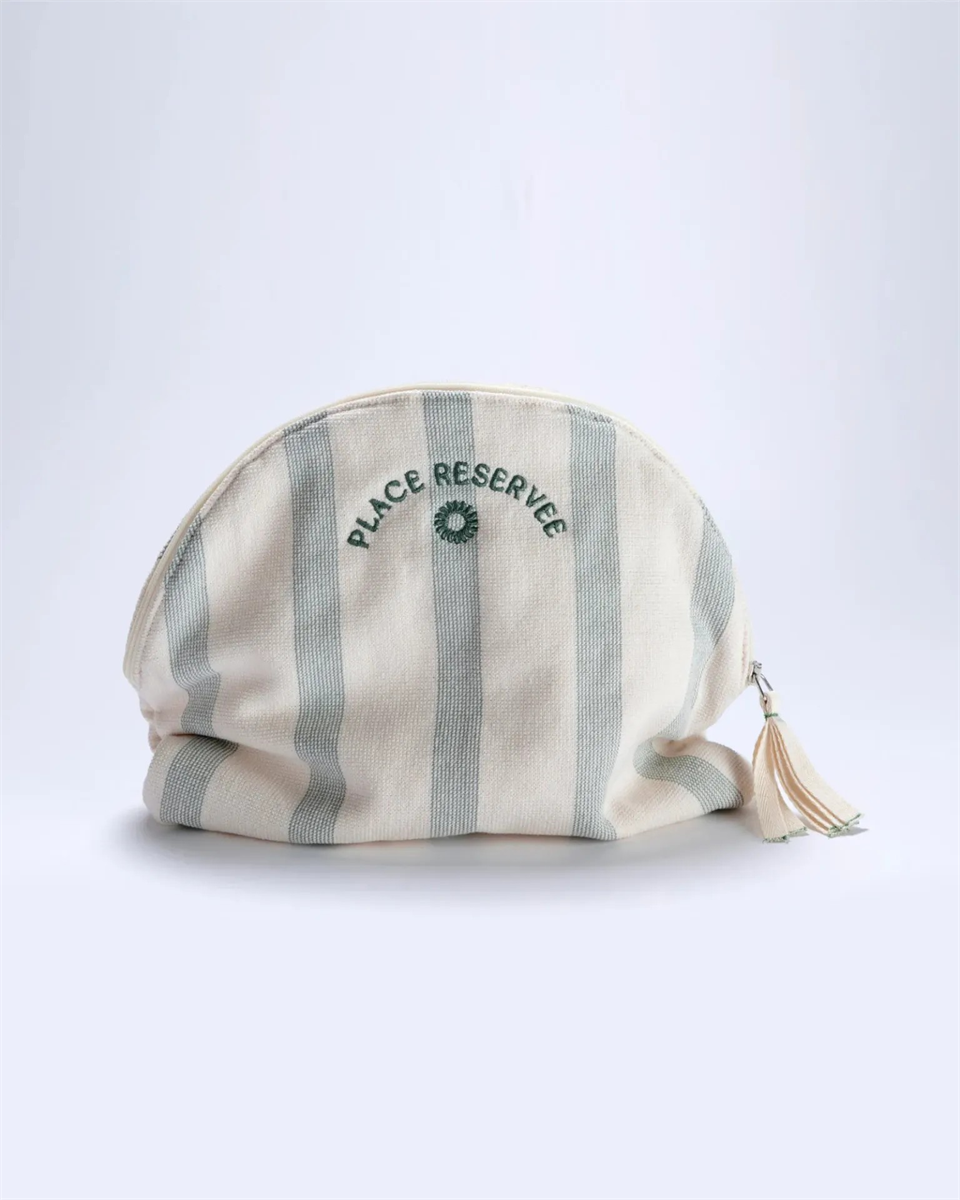 Beach Pouch Holiday Eucalyptus x  Place Reservee
