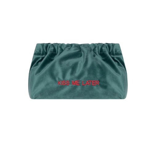 Velvet clutch Kiss me later x Sorbet Island