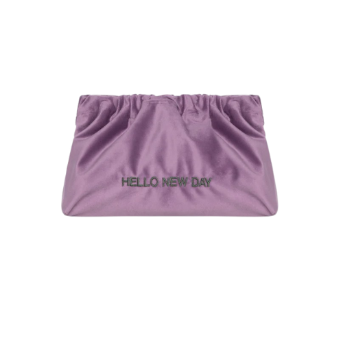 Velvet clutch Hello New Day x Sorbet Island