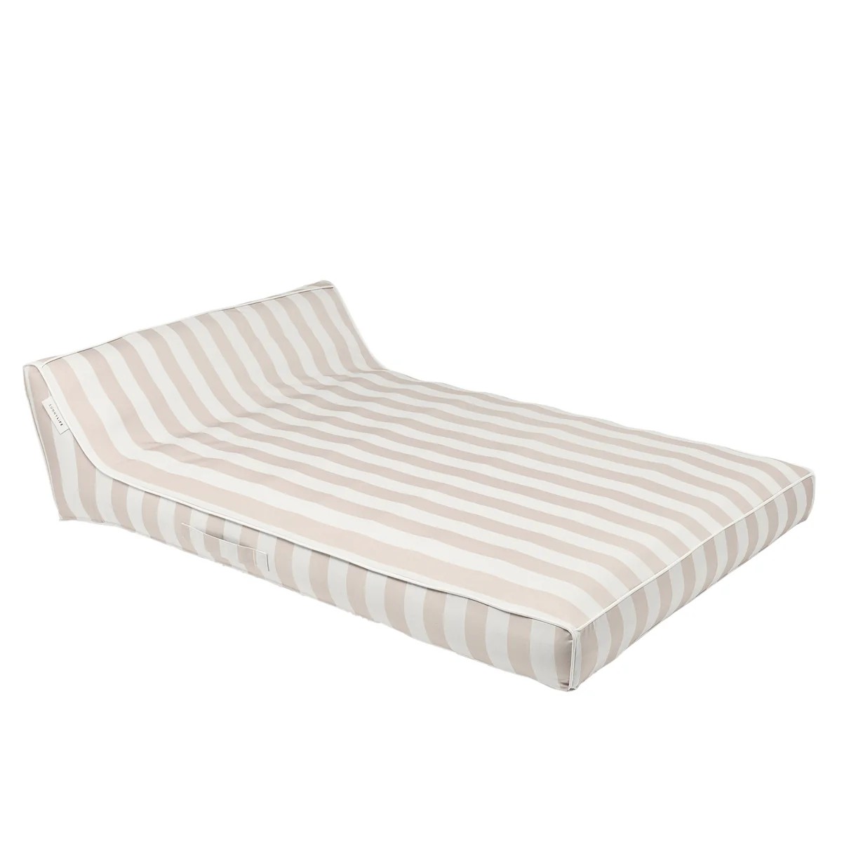 Double Lie-on lounger oyster stripe x Sunnylife