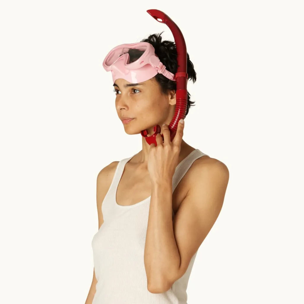ARIEL SNORKELING SET 14Y - ADULT FRENCH ROSE - RUBY RED 2.webp