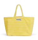 Weekendbag Bongusta Naram Pristine & Neon Yellow (beige & geel)