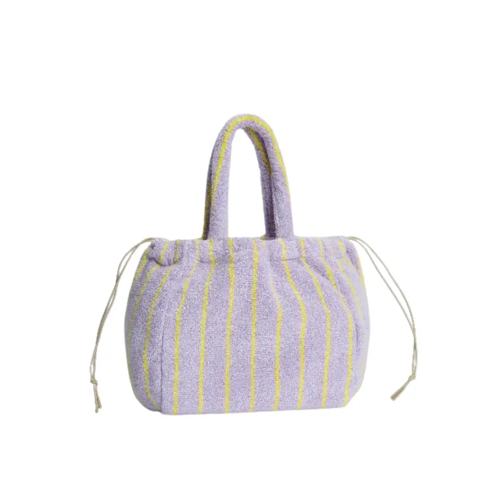 Handbag Bongusta Naram lilac & neon yellow (lila & geel)