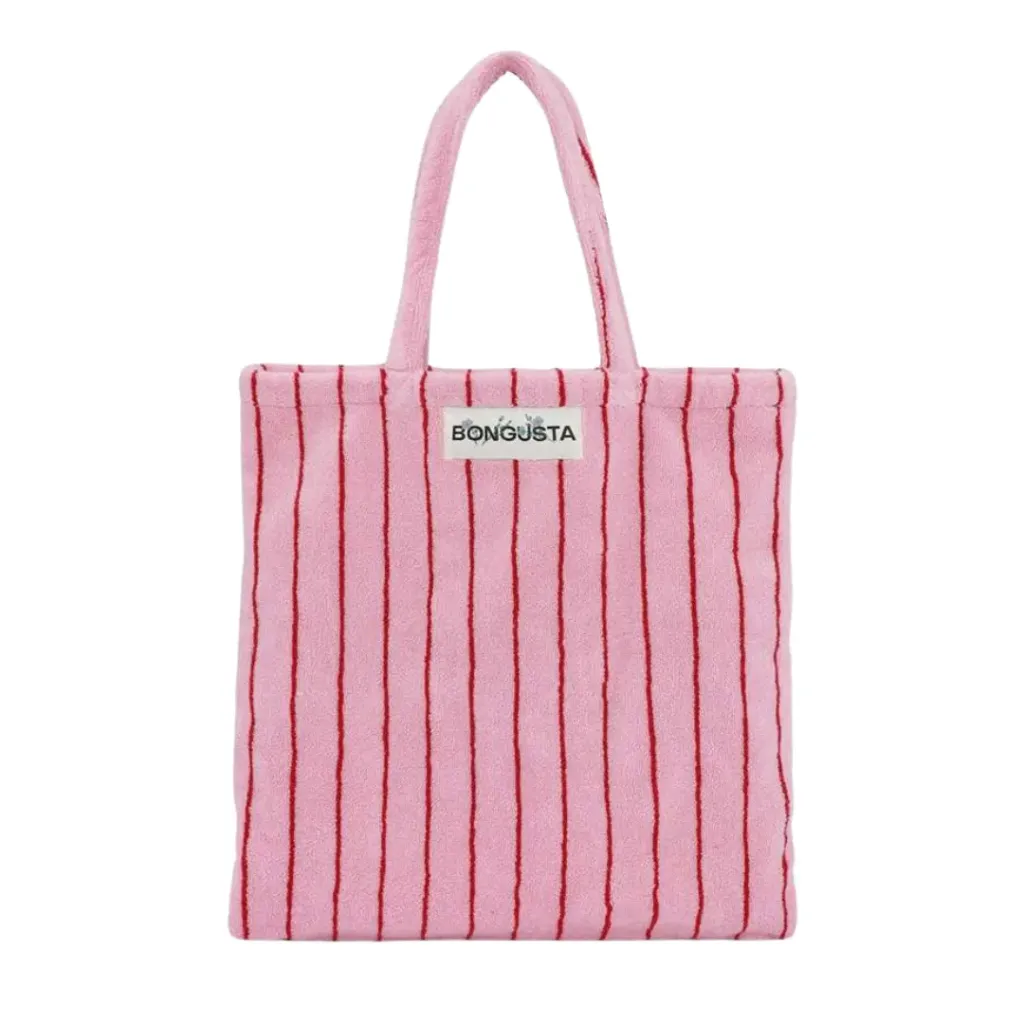 Totebag Bongusta Naram Baby pink & Ski Patrol (roze & rood)