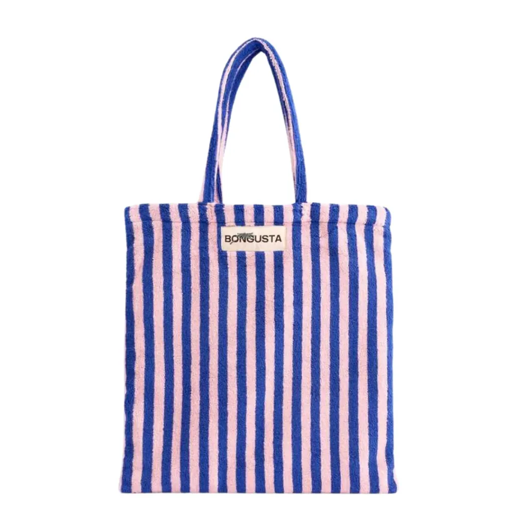 Totebag Bongusta Naram Dazzling blue & Rose (roze & blauw)