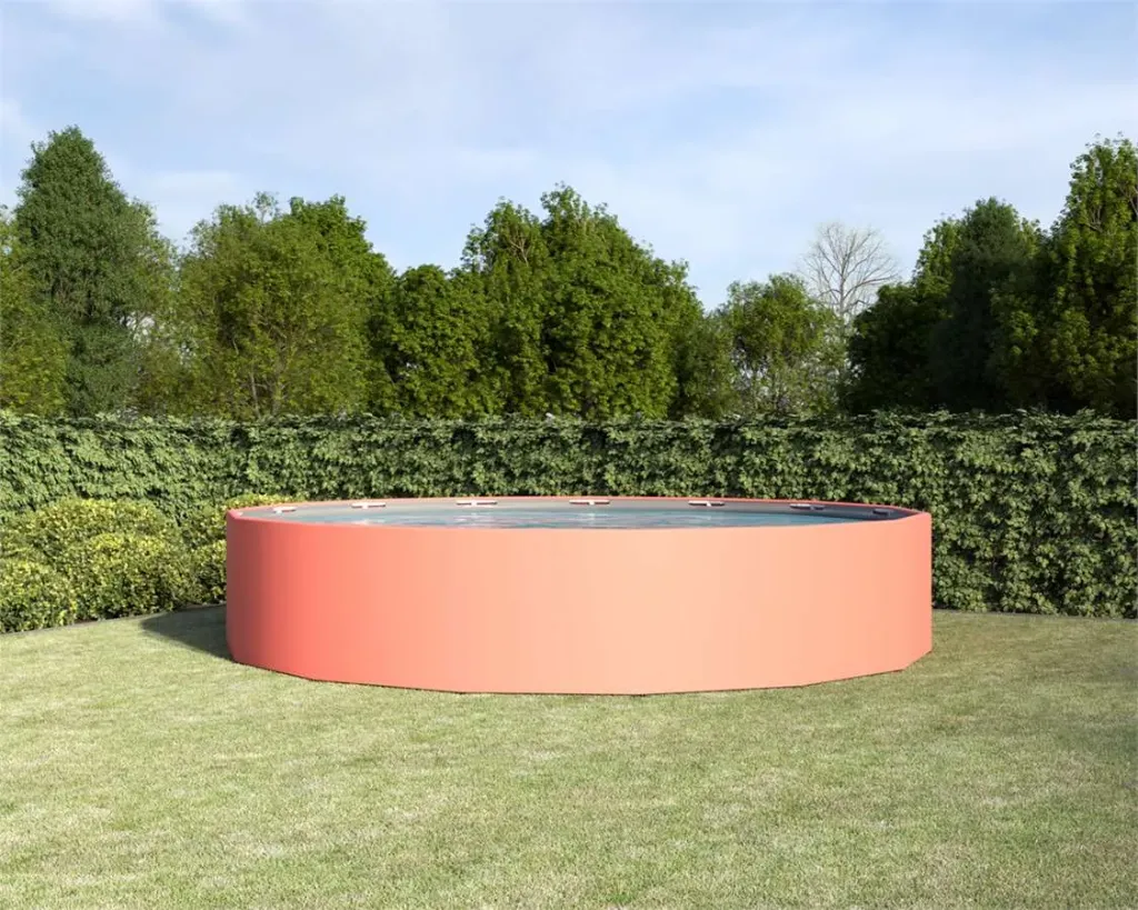 Pool cover for round above-ground pool