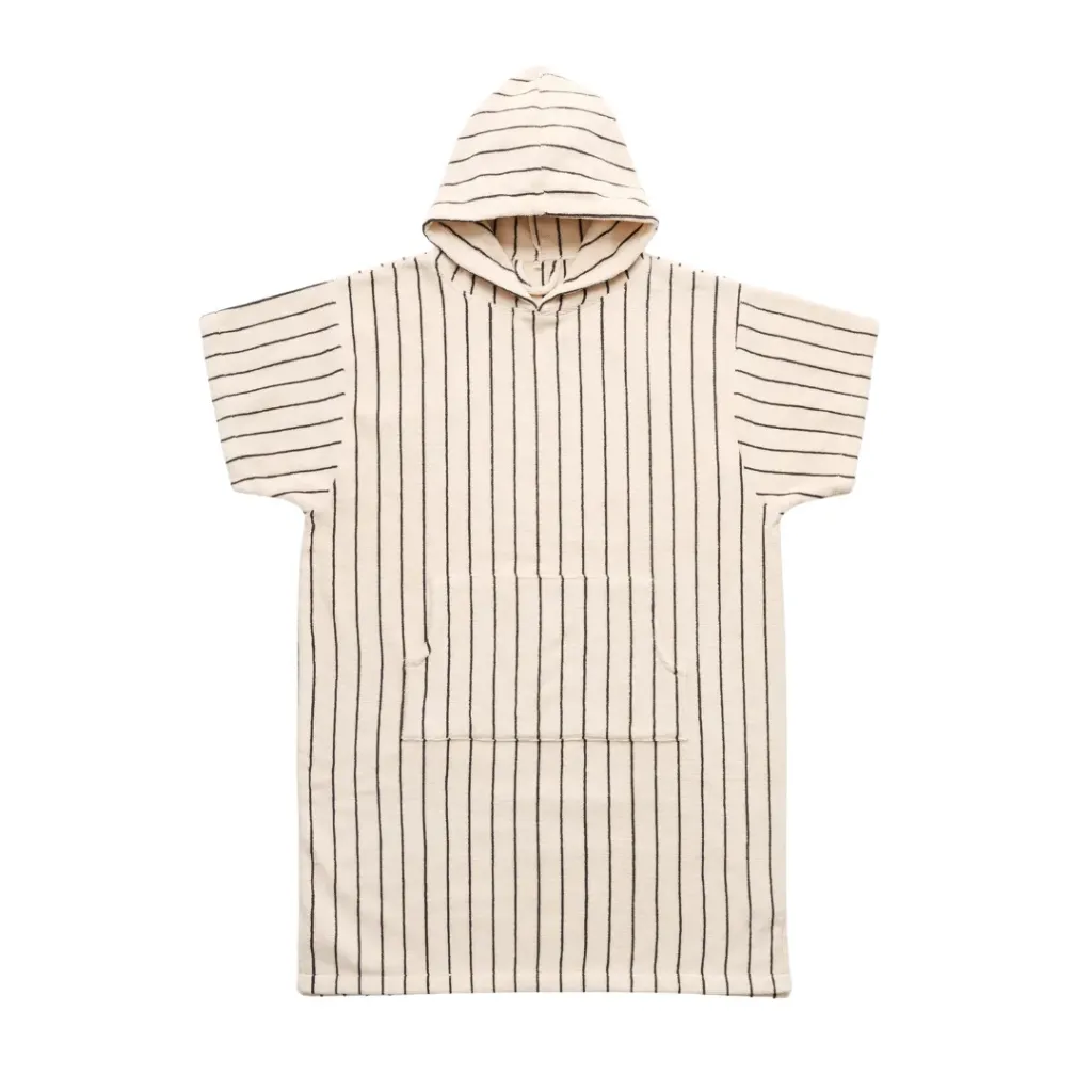 [X1006] Poncho kids Bongusta Naram Creme & Ink (5-7 jr)