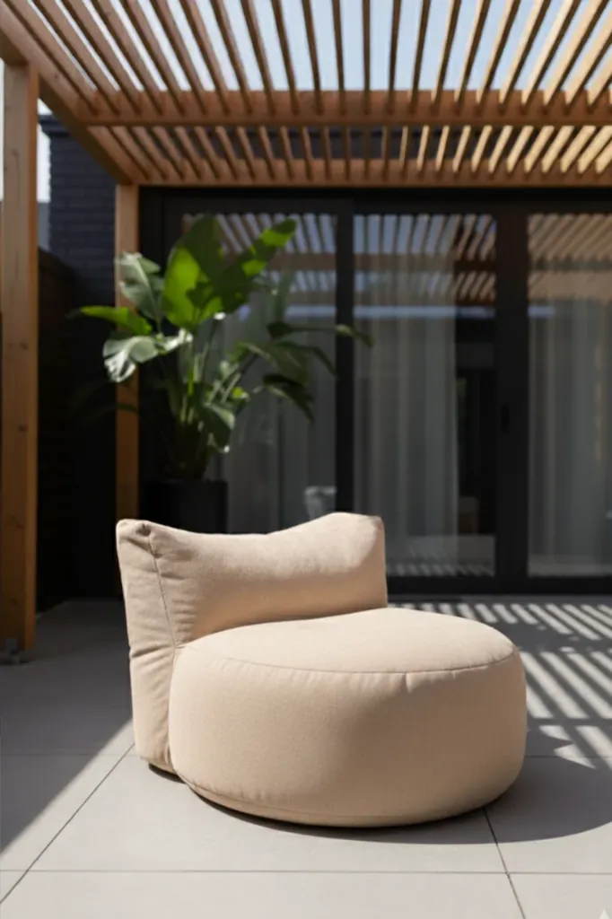 [E6005CB] Zaque Charlie seat - naast zwembad (Copa beige)