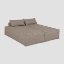 Zaque Marlie double lounge bed