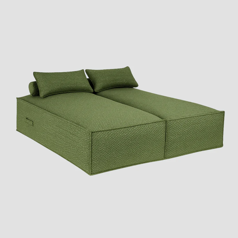Zaque Marlie double lounge bed