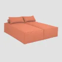 Zaque Marlie double lounge bed