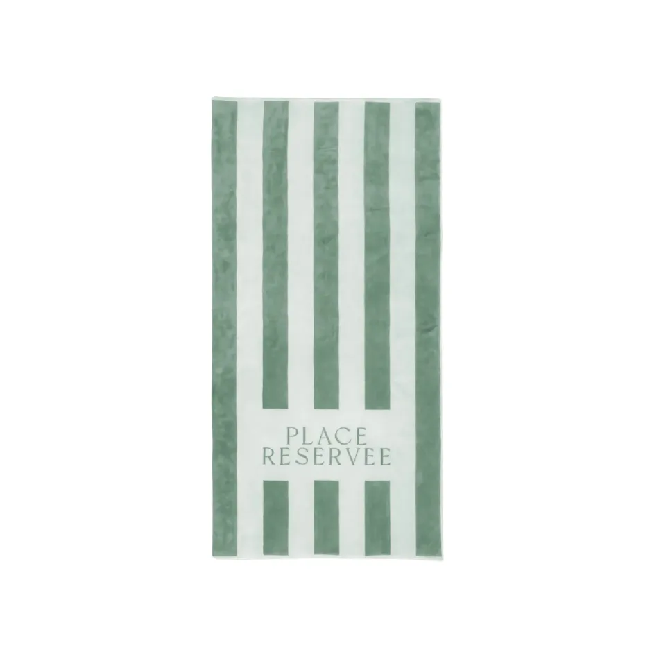 [H5005] Beach Towel Place Reservee Classic Eucalyptus (100 x 200 cm)