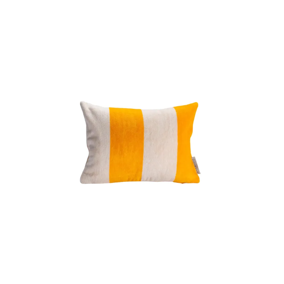 [H5204] Beach Pillow Place Reservee Classic Gold yellow (30 x40 cm)