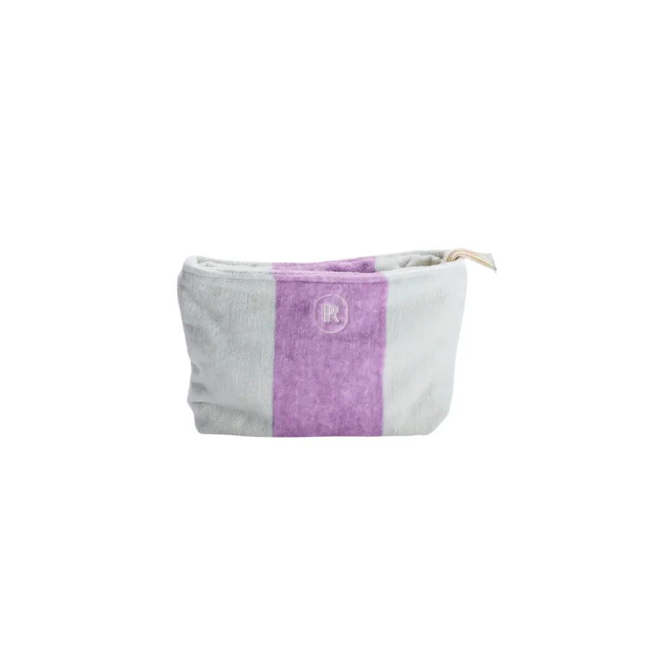 [I6206] Beach Pouch Place Reservee Lavender (25 x 18 cm)