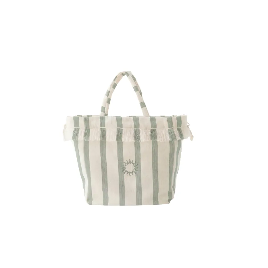 [I6301] Beach bag Place Reservee holiday Eucalyptus (32x28cm)