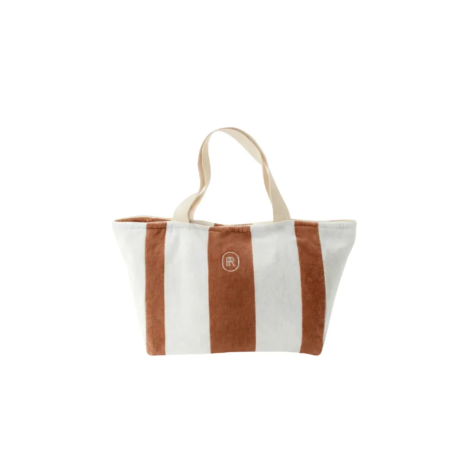 [I6107] Beach bag Place Reservee Tan (40 x 35 cm)