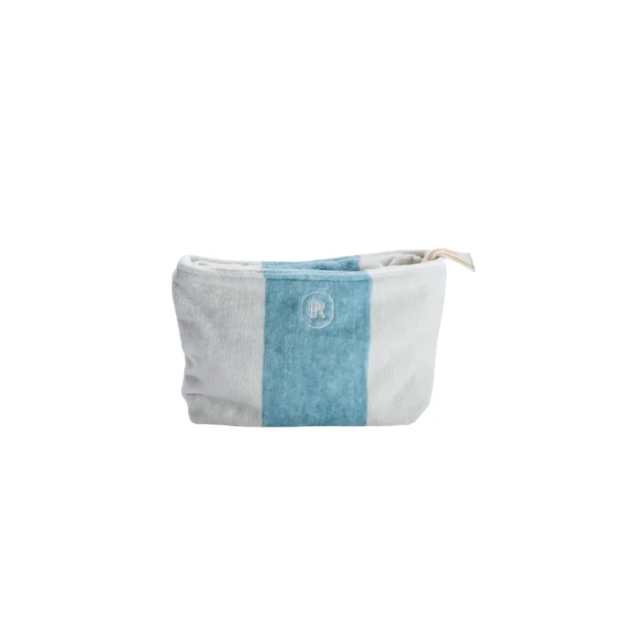 [I6203] Beach pouch Place Reservee Atlantic blue (25 x 18 cm)