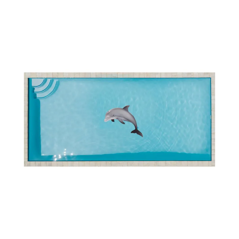[O004] Standard pool tattoo dolphin
