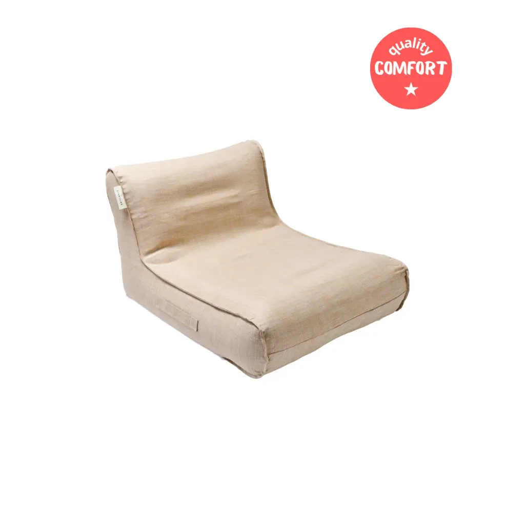 [E1007] Air pool lounge chair tierra rattan Sunnylife (beige)