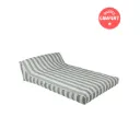 Double Air pool lounger sea grass stripe Sunnylife (green stripe)
