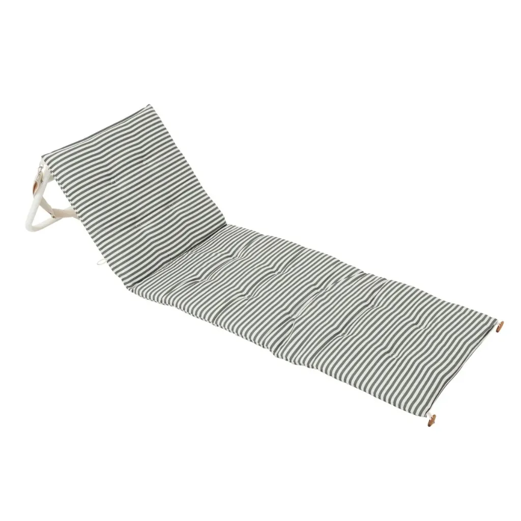 [9339296065501] Verstelbare ligstoel the vacay stripe Sunnylife (groene streep)