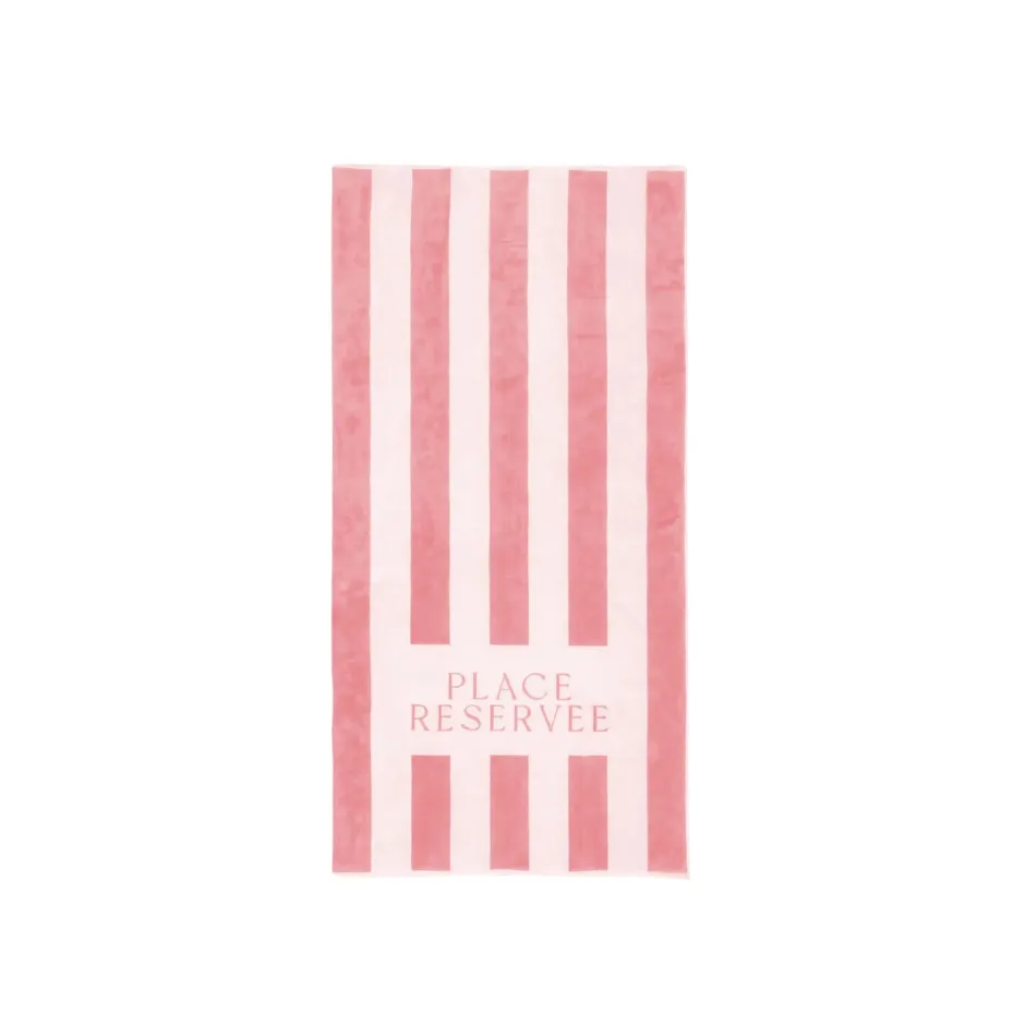 [H5008] Strandlaken Place Reservee Classic Pink limonade (roze) 100x200 cm
