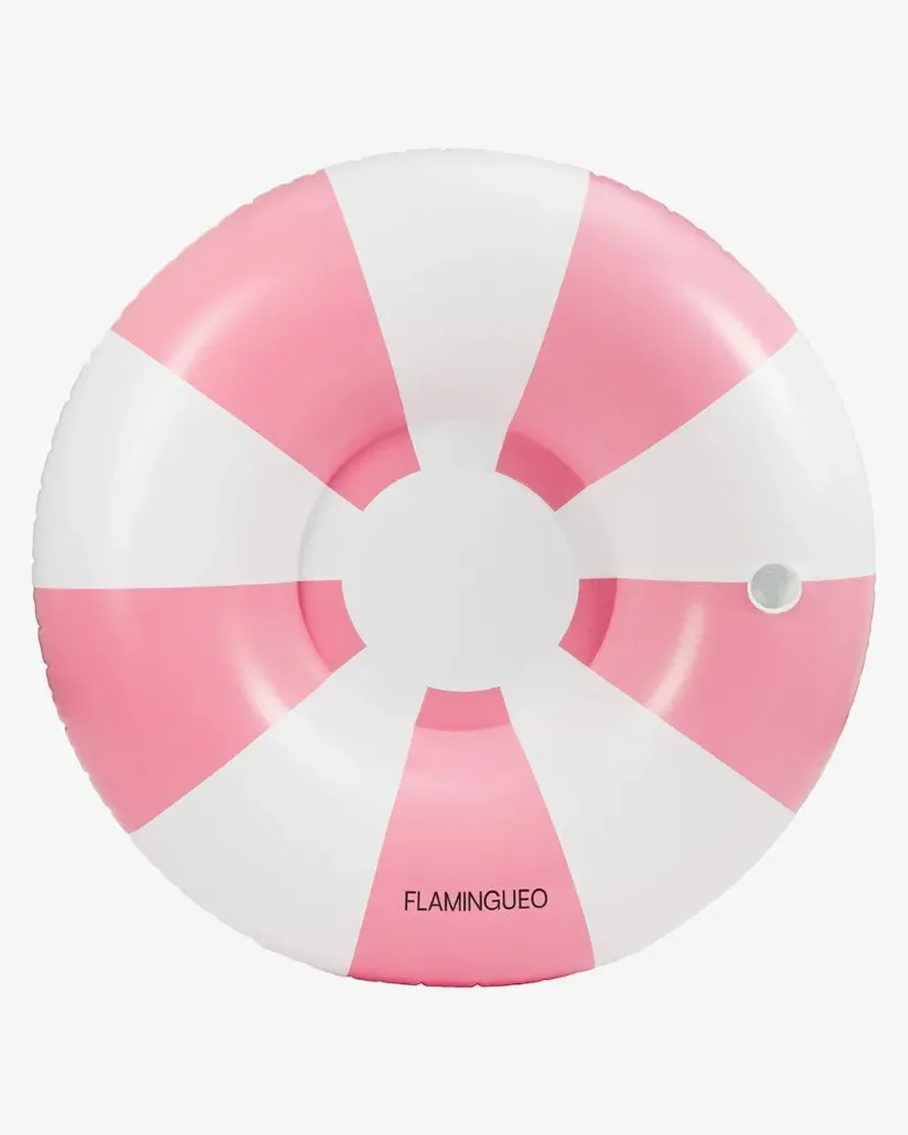 Pool ring met hangmat Mambo Flamingueo roze