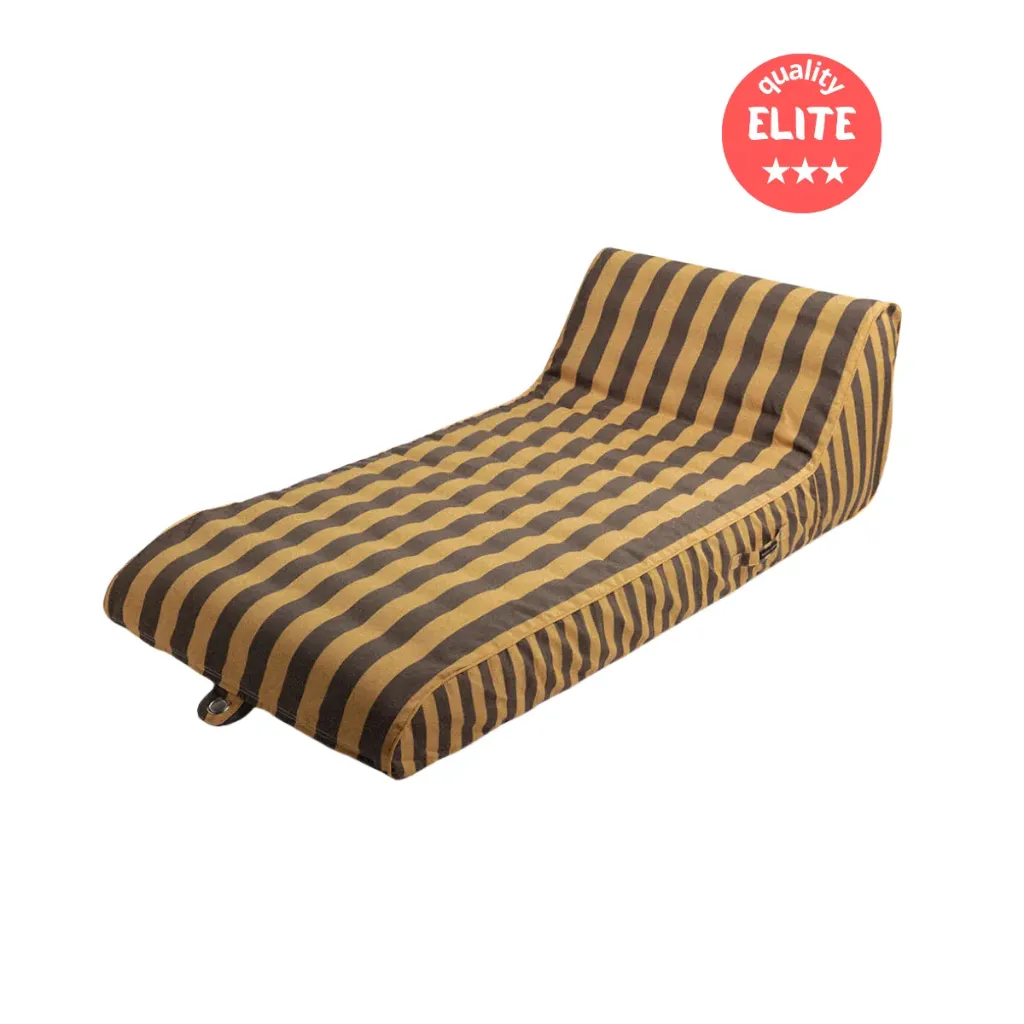 Air pool lounger Garden Glory Saffraan/bruin