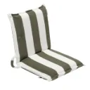Verstelbaar stoeltje Terry Olive stripe in badstof Sunnylife