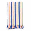 Strand hamamdoek Riviera Santorini (blauw-oranje)