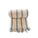 Beach hammam towel Riviera Azure (blue-apricot)