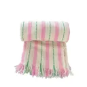 Strand hamamdoek Riviera Pink limonade (roze-groen)