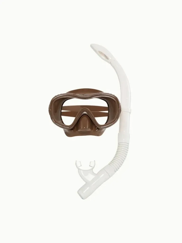 Duikbril & snorkel Petites Pommes - Goggle Ariel - Charleston & Creme - adults