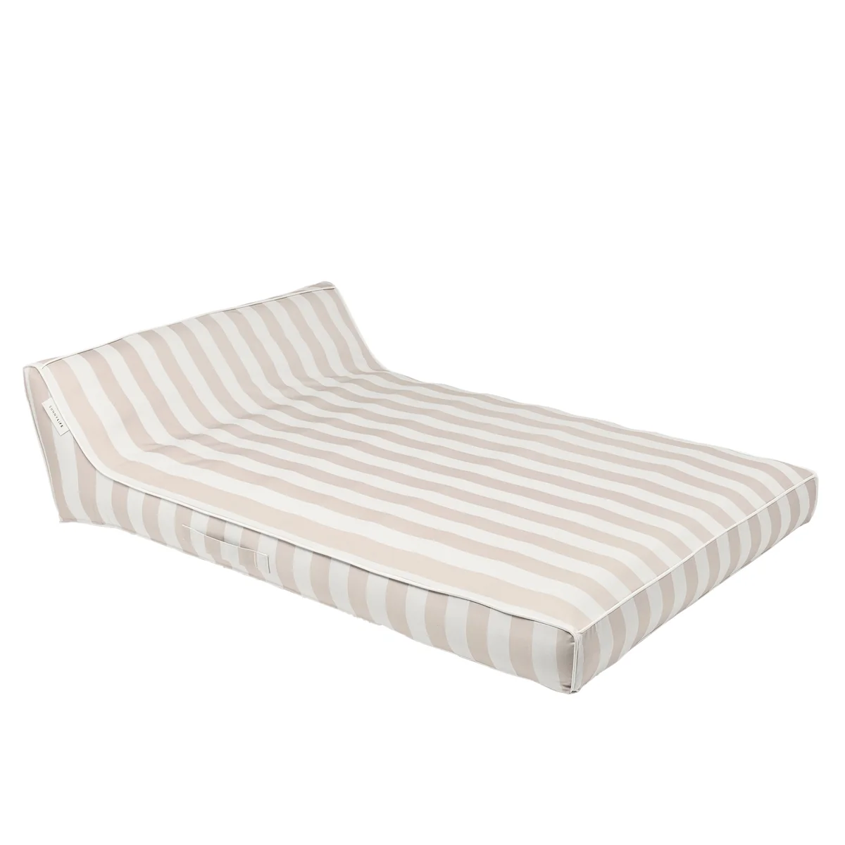 Dubbele air pool lounger Oyster stripe Sunnylife