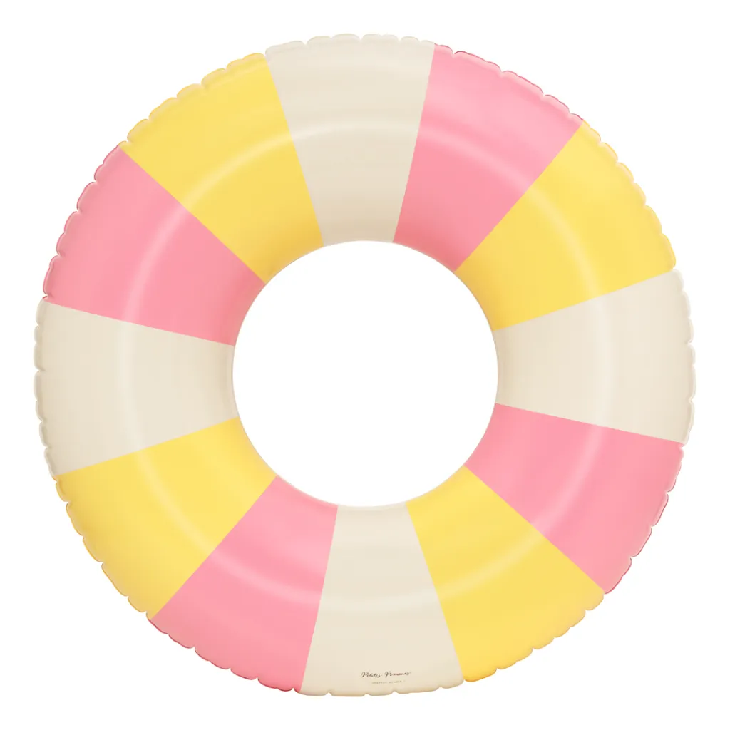[A1019] Pool Ring Petites Pommes Celine - 120 cm - Pastel yellow Bubblegum