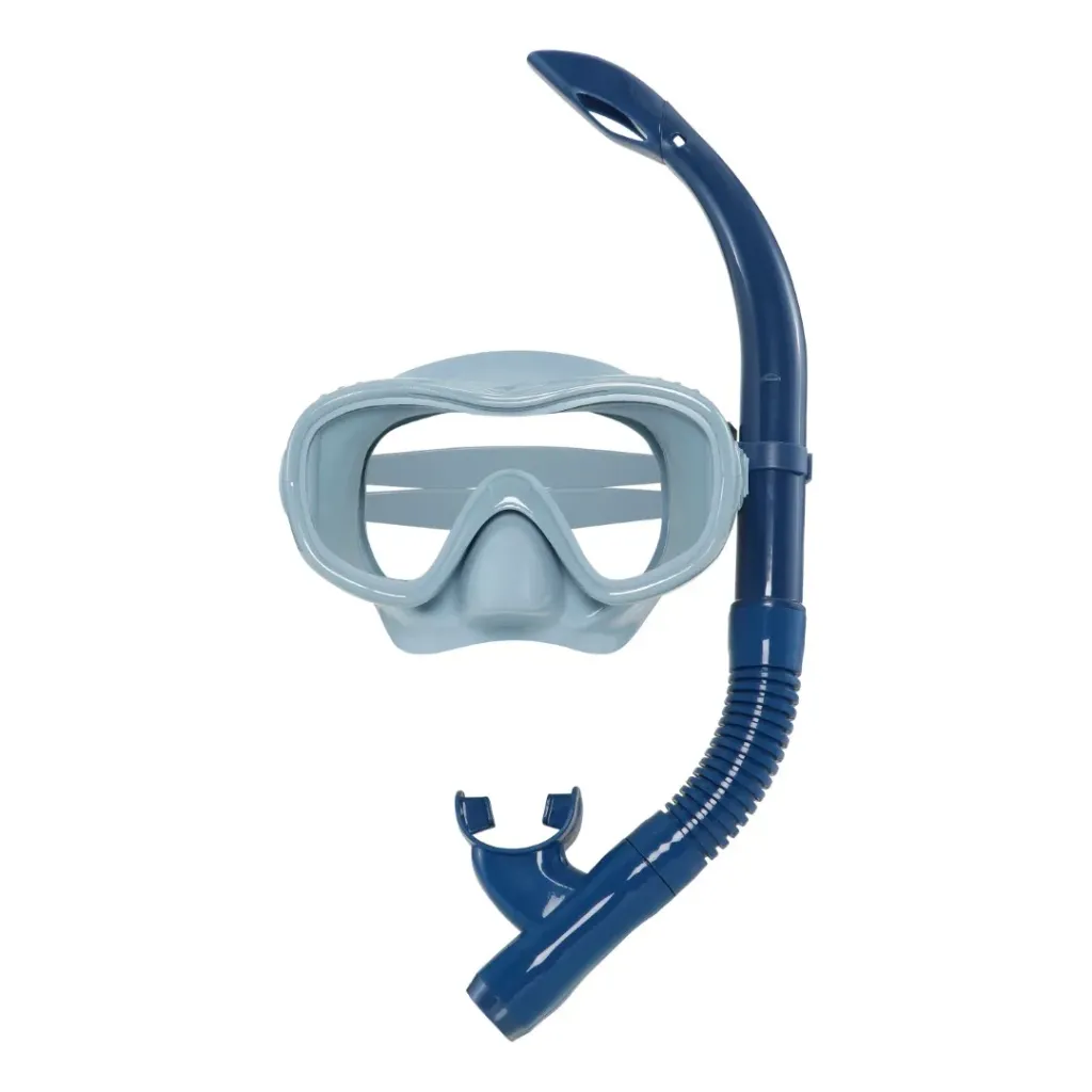 Duikbril & snorkel Petites Pommes - Goggle Ariel Nordic & Cannes Blue (licht- en donkerblauw)- adults
